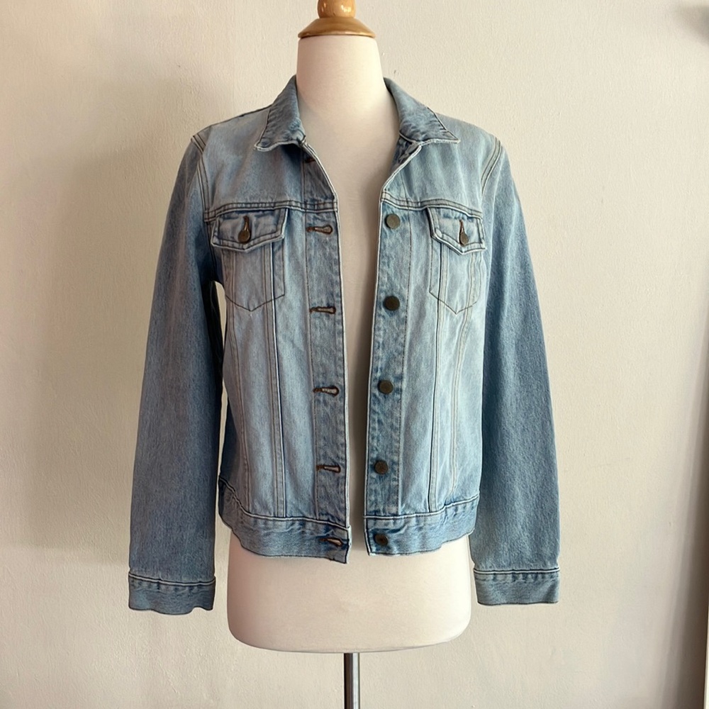 Vintage J Crew denim jean jacket - Picture 2 of 6